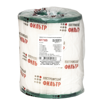 Элемент фильтрующий очистки воздуха KF7105 (3105-1109013, GB-76) высокий