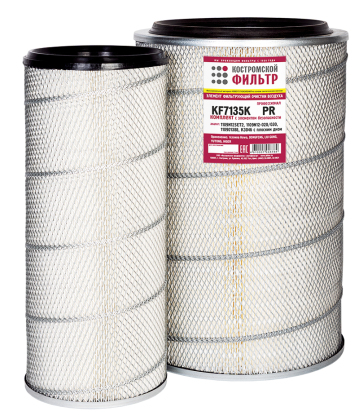 Элемент фильтрующий очистки воздуха KF7135K PR (11090N12SET2, K3046 плоск. дно) 