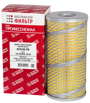 Элемент фильтрующий очистки масла KF5740 PR (740-1012040-10, ЭК.26) 