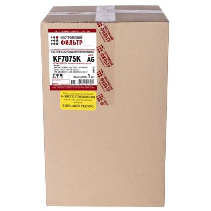Элемент фильтрующий очистки воздуха KF7075K AG (ДТ75М-1109560, ЭК.44) 